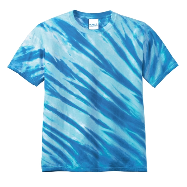 Port & Company - Tiger Stripe Tie-Dye Tee. - Port & Company - Tiger Stripe Tie-Dye Tee. - Image 36 of 40