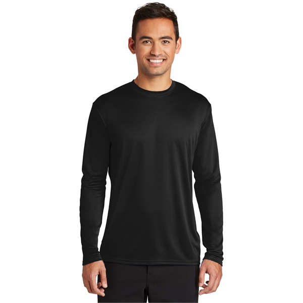 Port & Co Long Sleeve Performance Tee. - Port & Co Long Sleeve Performance Tee. - Image 21 of 48