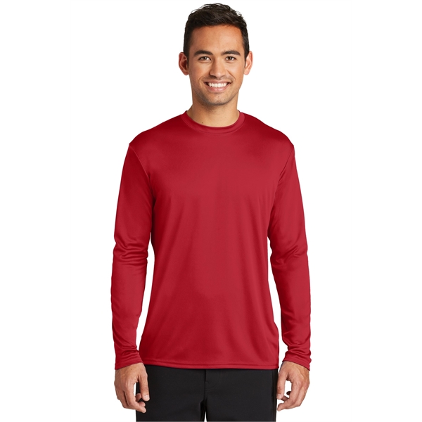 Port & Co Long Sleeve Performance Tee. - Port & Co Long Sleeve Performance Tee. - Image 26 of 48