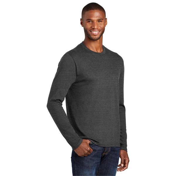 Port & Company Long Sleeve Fan Favorite Blend Tee. - Port & Company Long Sleeve Fan Favorite Blend Tee. - Image 3 of 40