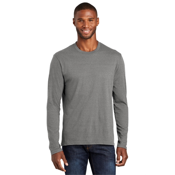 Port & Company Long Sleeve Fan Favorite Blend Tee. - Port & Company Long Sleeve Fan Favorite Blend Tee. - Image 7 of 40