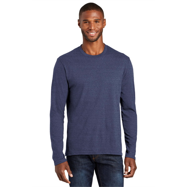 Port & Company Long Sleeve Fan Favorite Blend Tee. - Port & Company Long Sleeve Fan Favorite Blend Tee. - Image 13 of 40