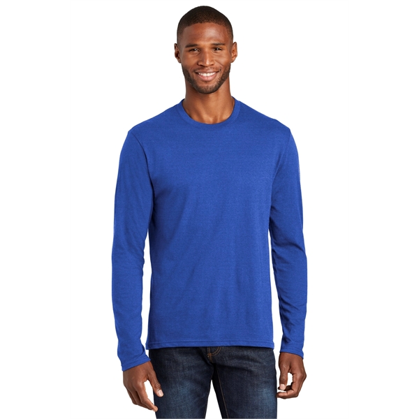 Port & Company Long Sleeve Fan Favorite Blend Tee. - Port & Company Long Sleeve Fan Favorite Blend Tee. - Image 16 of 40