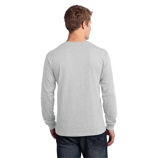 Port & Company - Long Sleeve Core Cotton Tee. - Port & Company - Long Sleeve Core Cotton Tee. - Image 1 of 119