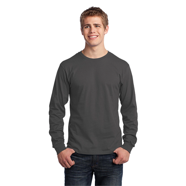 Port & Company - Long Sleeve Core Cotton Tee. - Port & Company - Long Sleeve Core Cotton Tee. - Image 77 of 119