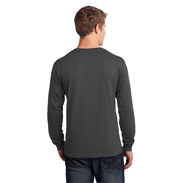 Port & Company - Long Sleeve Core Cotton Tee. - Port & Company - Long Sleeve Core Cotton Tee. - Image 15 of 119