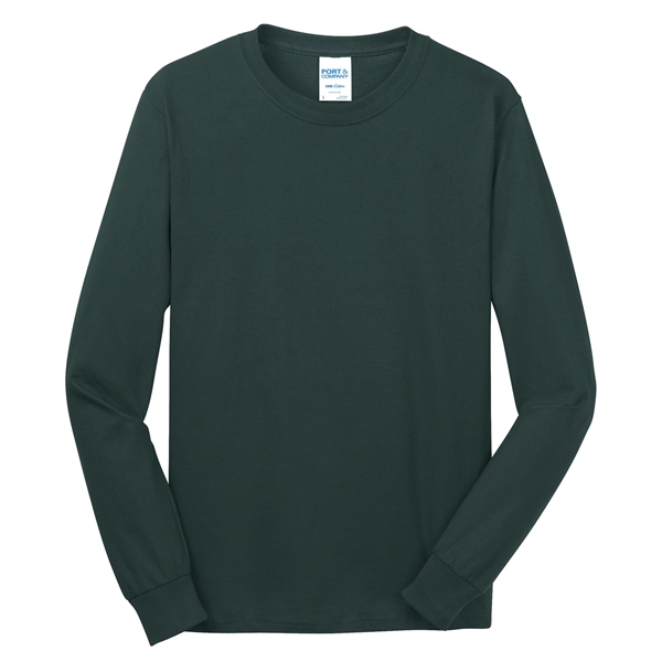 Port & Company - Long Sleeve Core Cotton Tee. - Port & Company - Long Sleeve Core Cotton Tee. - Image 21 of 119