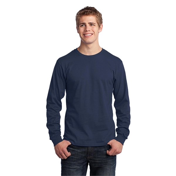 Port & Company - Long Sleeve Core Cotton Tee. - Port & Company - Long Sleeve Core Cotton Tee. - Image 79 of 119