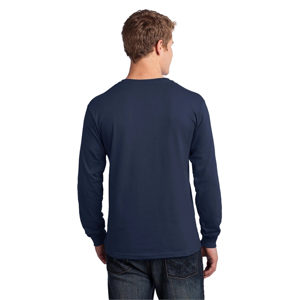 Port & Company - Long Sleeve Core Cotton Tee. - Port & Company - Long Sleeve Core Cotton Tee. - Image 23 of 119