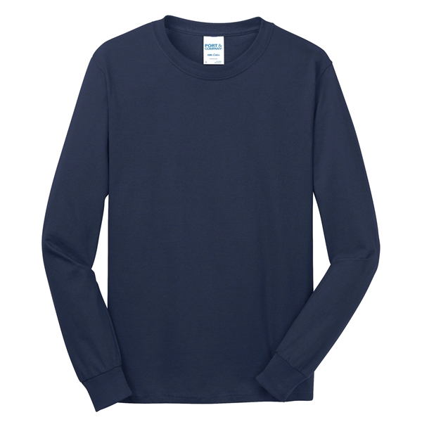 Port & Company - Long Sleeve Core Cotton Tee. - Port & Company - Long Sleeve Core Cotton Tee. - Image 25 of 119