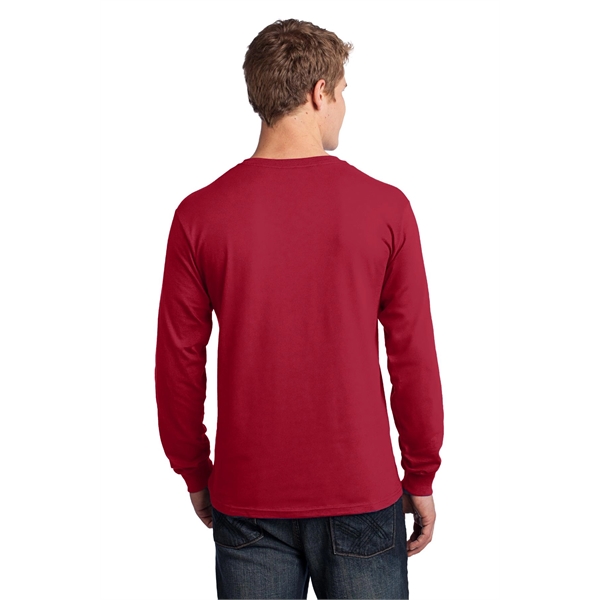 Port & Company - Long Sleeve Core Cotton Tee. - Port & Company - Long Sleeve Core Cotton Tee. - Image 27 of 119