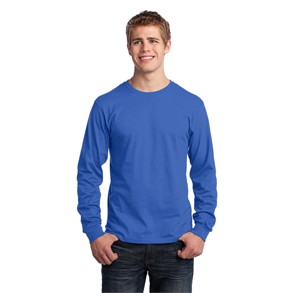 Port & Company - Long Sleeve Core Cotton Tee. - Port & Company - Long Sleeve Core Cotton Tee. - Image 84 of 119