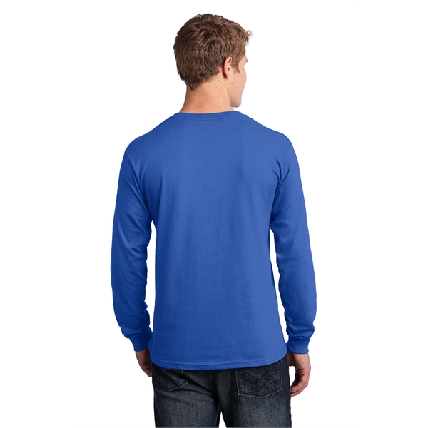 Port & Company - Long Sleeve Core Cotton Tee. - Port & Company - Long Sleeve Core Cotton Tee. - Image 31 of 119