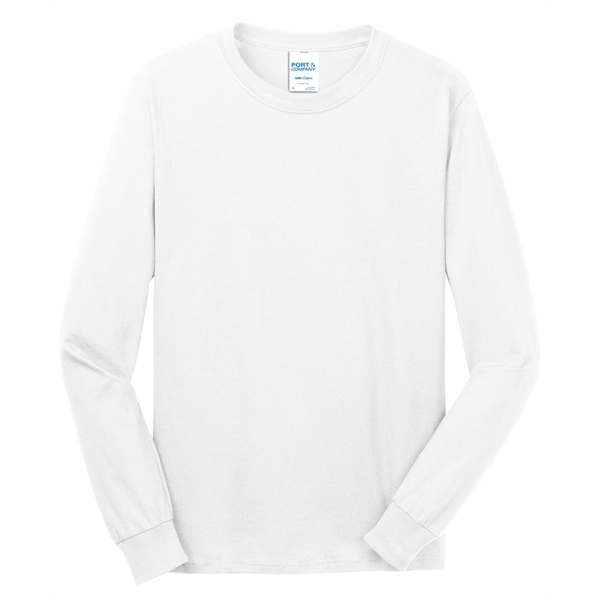 Port & Company - Long Sleeve Core Cotton Tee. - Port & Company - Long Sleeve Core Cotton Tee. - Image 37 of 119