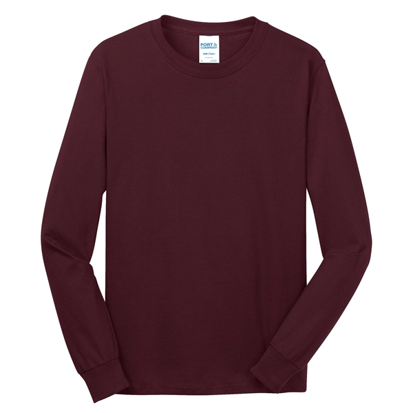 Port & Company - Long Sleeve Core Cotton Tee. - Port & Company - Long Sleeve Core Cotton Tee. - Image 45 of 119