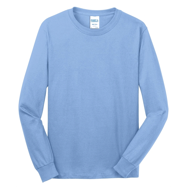 Port & Company - Long Sleeve Core Cotton Tee. - Port & Company - Long Sleeve Core Cotton Tee. - Image 54 of 119