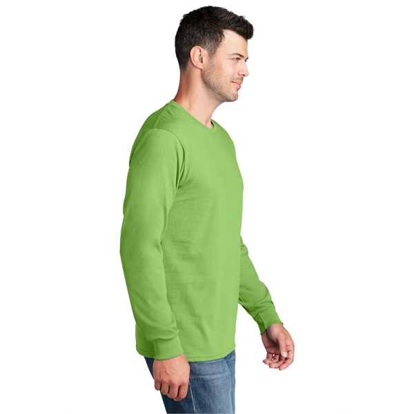 Port & Company - Long Sleeve Core Cotton Tee. - Port & Company - Long Sleeve Core Cotton Tee. - Image 57 of 119