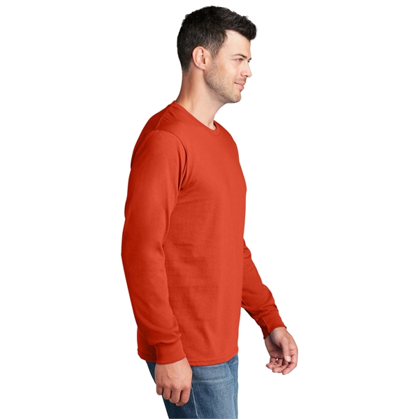 Port & Company - Long Sleeve Core Cotton Tee. - Port & Company - Long Sleeve Core Cotton Tee. - Image 61 of 119