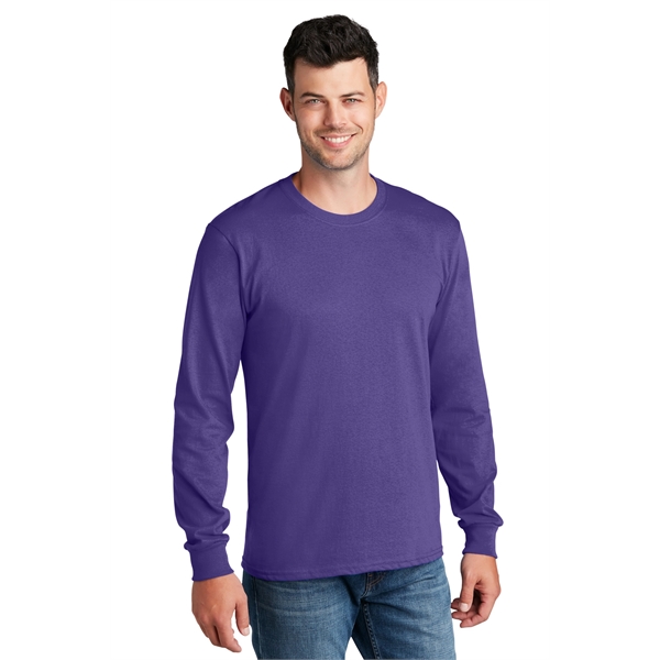 Port & Company - Long Sleeve Core Cotton Tee. - Port & Company - Long Sleeve Core Cotton Tee. - Image 95 of 119