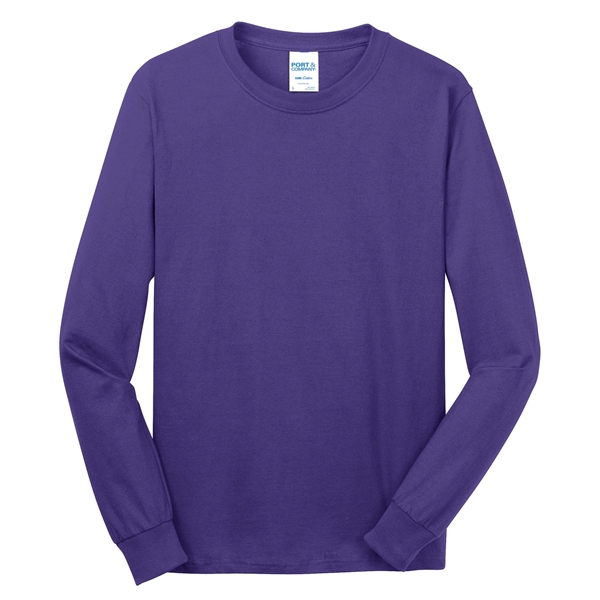 Port & Company - Long Sleeve Core Cotton Tee. - Port & Company - Long Sleeve Core Cotton Tee. - Image 65 of 119