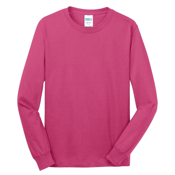 Port & Company - Long Sleeve Core Cotton Tee. - Port & Company - Long Sleeve Core Cotton Tee. - Image 68 of 119