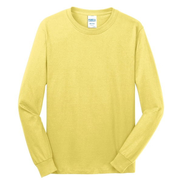 Port & Company - Long Sleeve Core Cotton Tee. - Port & Company - Long Sleeve Core Cotton Tee. - Image 73 of 119