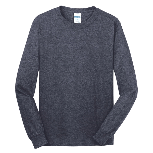 Port & Company - Long Sleeve Core Cotton Tee. - Port & Company - Long Sleeve Core Cotton Tee. - Image 83 of 119