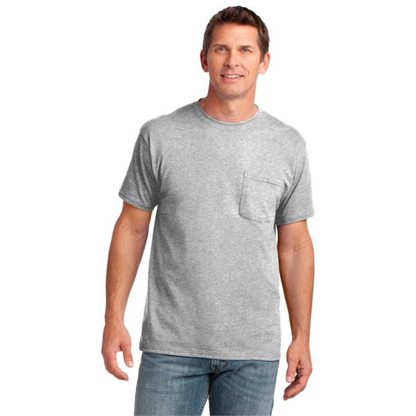 Port & Company Core Cotton Pocket Tee. - Port & Company Core Cotton Pocket Tee. - Image 60 of 95