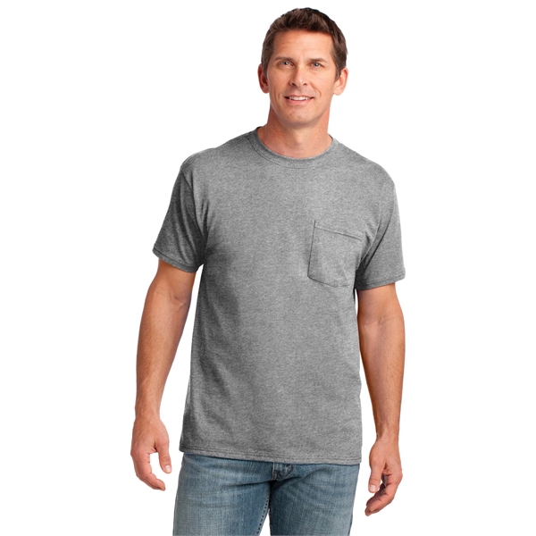 Port & Company Core Cotton Pocket Tee. - Port & Company Core Cotton Pocket Tee. - Image 62 of 95
