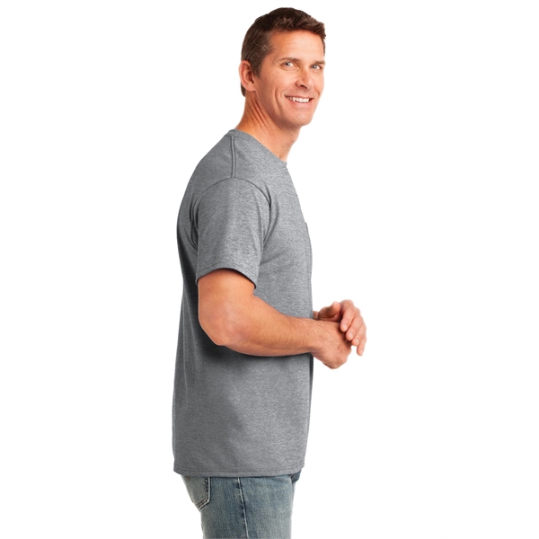 Port & Company Core Cotton Pocket Tee. - Port & Company Core Cotton Pocket Tee. - Image 10 of 95