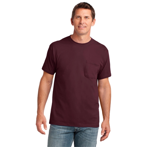 Port & Company Core Cotton Pocket Tee. - Port & Company Core Cotton Pocket Tee. - Image 64 of 95