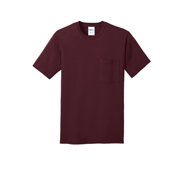 Port & Company Core Cotton Pocket Tee. - Port & Company Core Cotton Pocket Tee. - Image 14 of 95