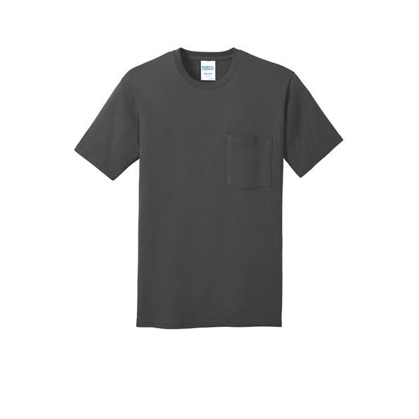 Port & Company Core Cotton Pocket Tee. - Port & Company Core Cotton Pocket Tee. - Image 18 of 95