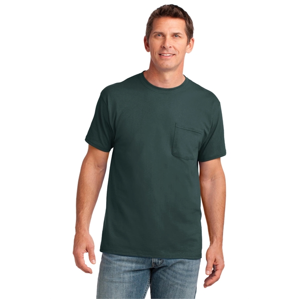 Port & Company Core Cotton Pocket Tee. - Port & Company Core Cotton Pocket Tee. - Image 68 of 95