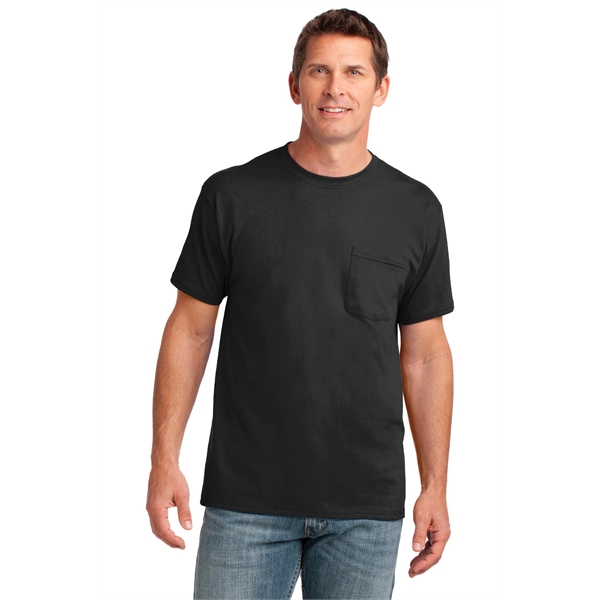 Port & Company Core Cotton Pocket Tee. - Port & Company Core Cotton Pocket Tee. - Image 72 of 95