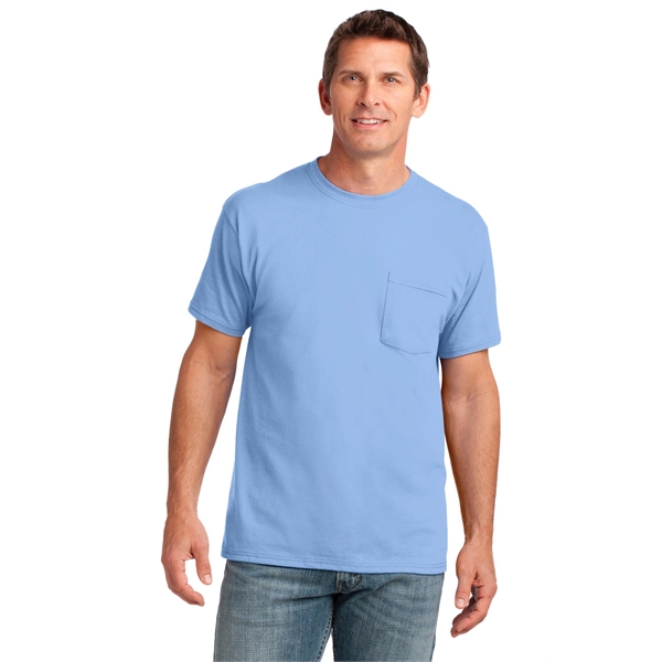 Port & Company Core Cotton Pocket Tee. - Port & Company Core Cotton Pocket Tee. - Image 76 of 95