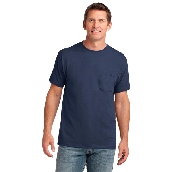 Port & Company Core Cotton Pocket Tee. - Port & Company Core Cotton Pocket Tee. - Image 80 of 95