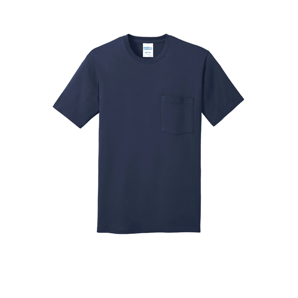 Port & Company Core Cotton Pocket Tee. - Port & Company Core Cotton Pocket Tee. - Image 46 of 95