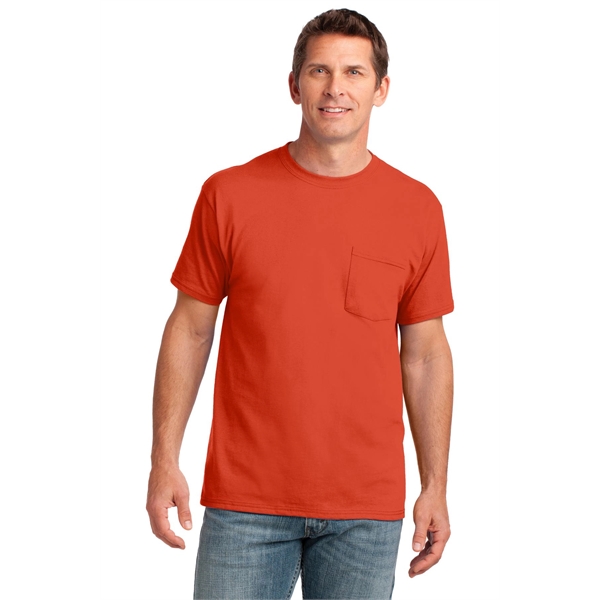 Port & Company Core Cotton Pocket Tee. - Port & Company Core Cotton Pocket Tee. - Image 82 of 95