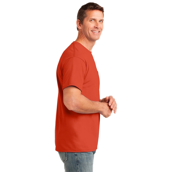 Port & Company Core Cotton Pocket Tee. - Port & Company Core Cotton Pocket Tee. - Image 49 of 95