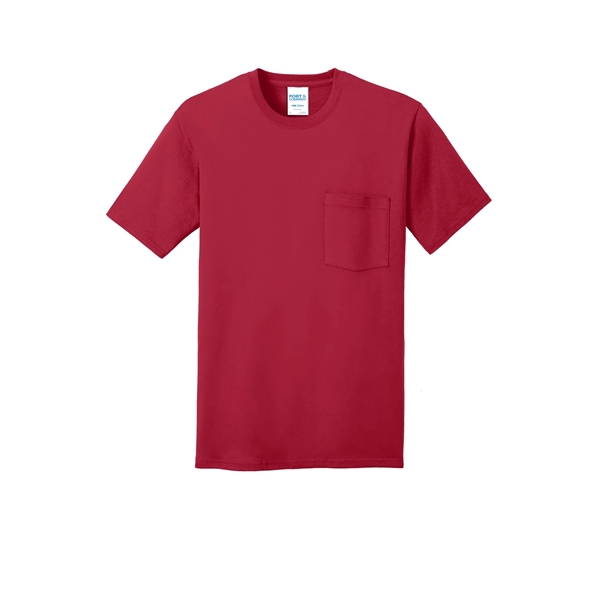 Port & Company Core Cotton Pocket Tee. - Port & Company Core Cotton Pocket Tee. - Image 59 of 95