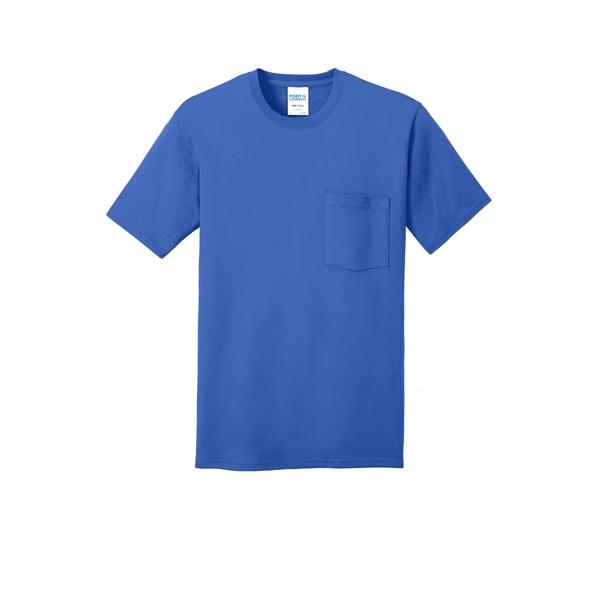 Port & Company Core Cotton Pocket Tee. - Port & Company Core Cotton Pocket Tee. - Image 67 of 95