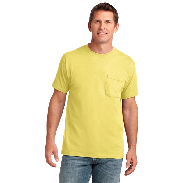 Port & Company Core Cotton Pocket Tee. - Port & Company Core Cotton Pocket Tee. - Image 94 of 95