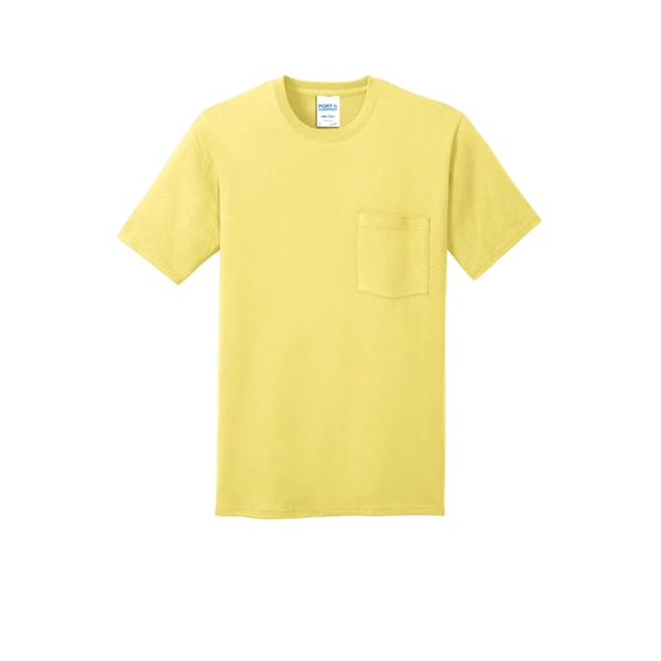 Port & Company Core Cotton Pocket Tee. - Port & Company Core Cotton Pocket Tee. - Image 91 of 95