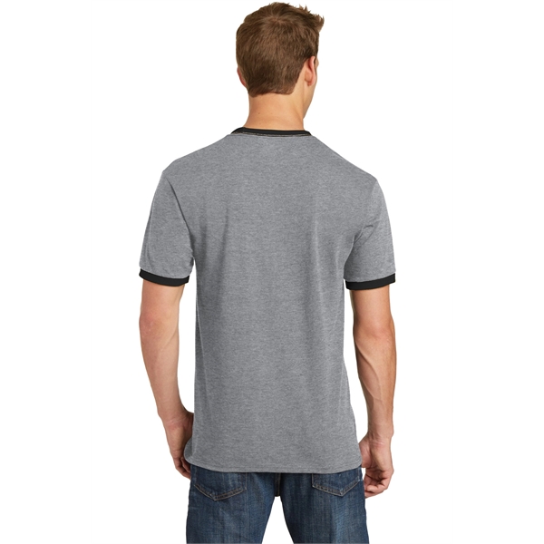 Port & Company Core Cotton Ringer Tee. - Port & Company Core Cotton Ringer Tee. - Image 4 of 49
