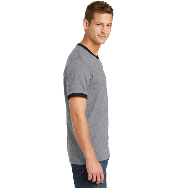 Port & Company Core Cotton Ringer Tee. - Port & Company Core Cotton Ringer Tee. - Image 5 of 49