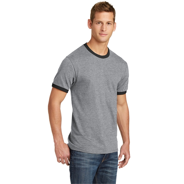 Port & Company Core Cotton Ringer Tee. - Port & Company Core Cotton Ringer Tee. - Image 9 of 49