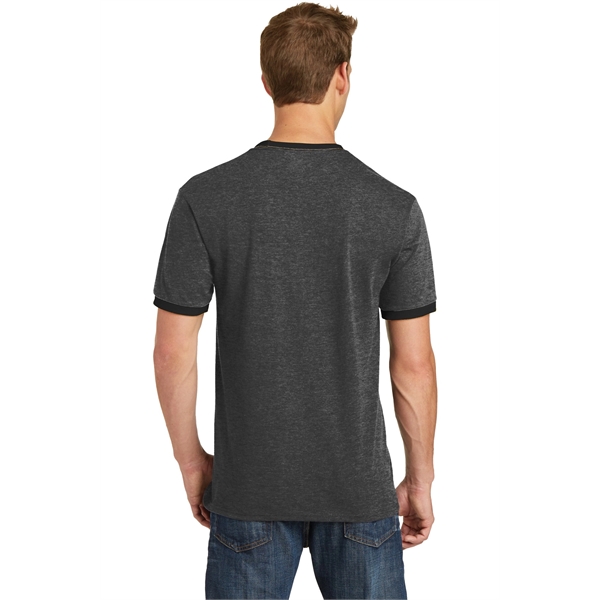 Port & Company Core Cotton Ringer Tee. - Port & Company Core Cotton Ringer Tee. - Image 11 of 49