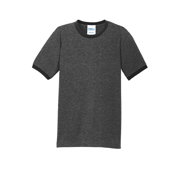 Port & Company Core Cotton Ringer Tee. - Port & Company Core Cotton Ringer Tee. - Image 14 of 49