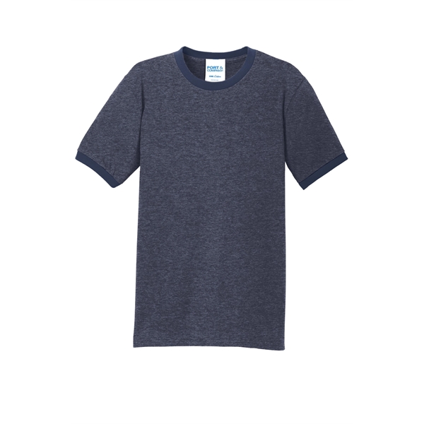 Port & Company Core Cotton Ringer Tee. - Port & Company Core Cotton Ringer Tee. - Image 19 of 49